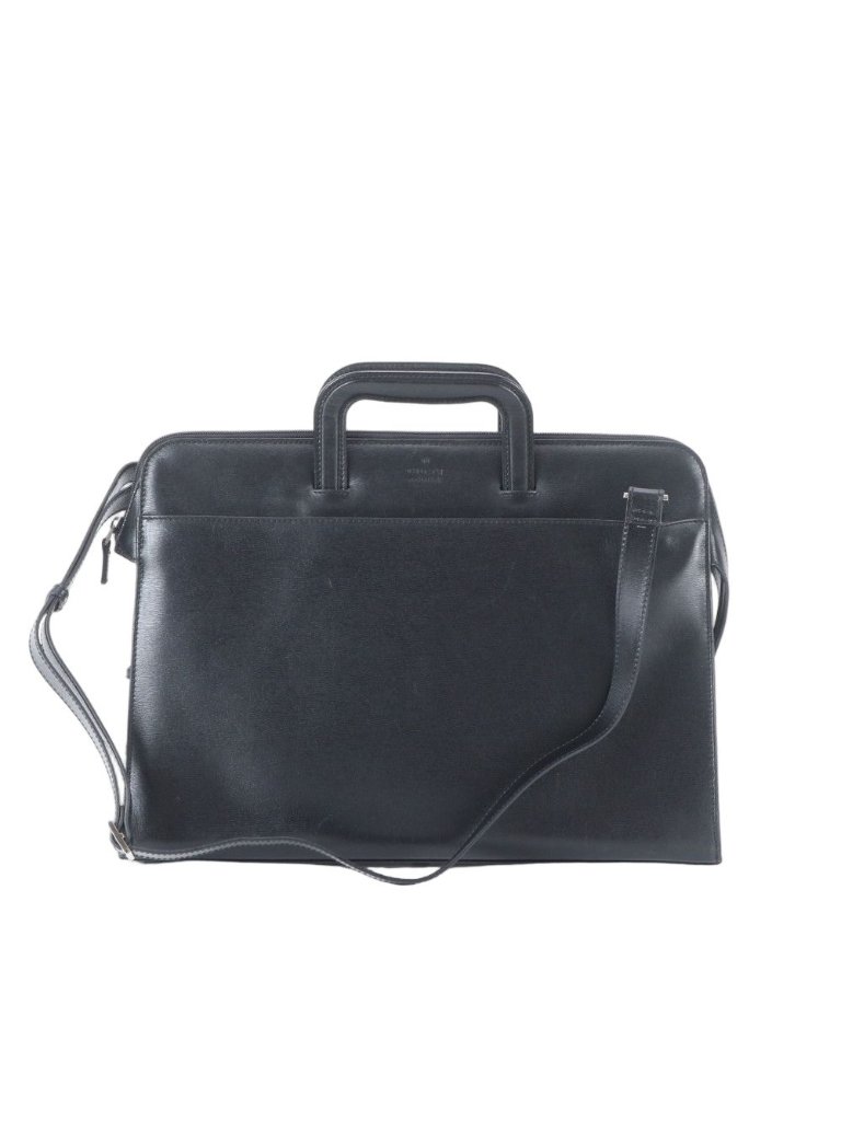 Gucci 015 Leather 2-Way Business Shoulder Document Briefcase Tote